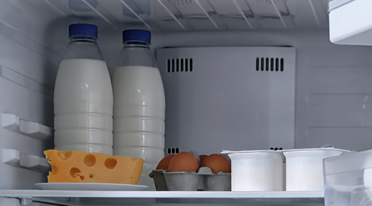 Молочные продукты в холодильнике